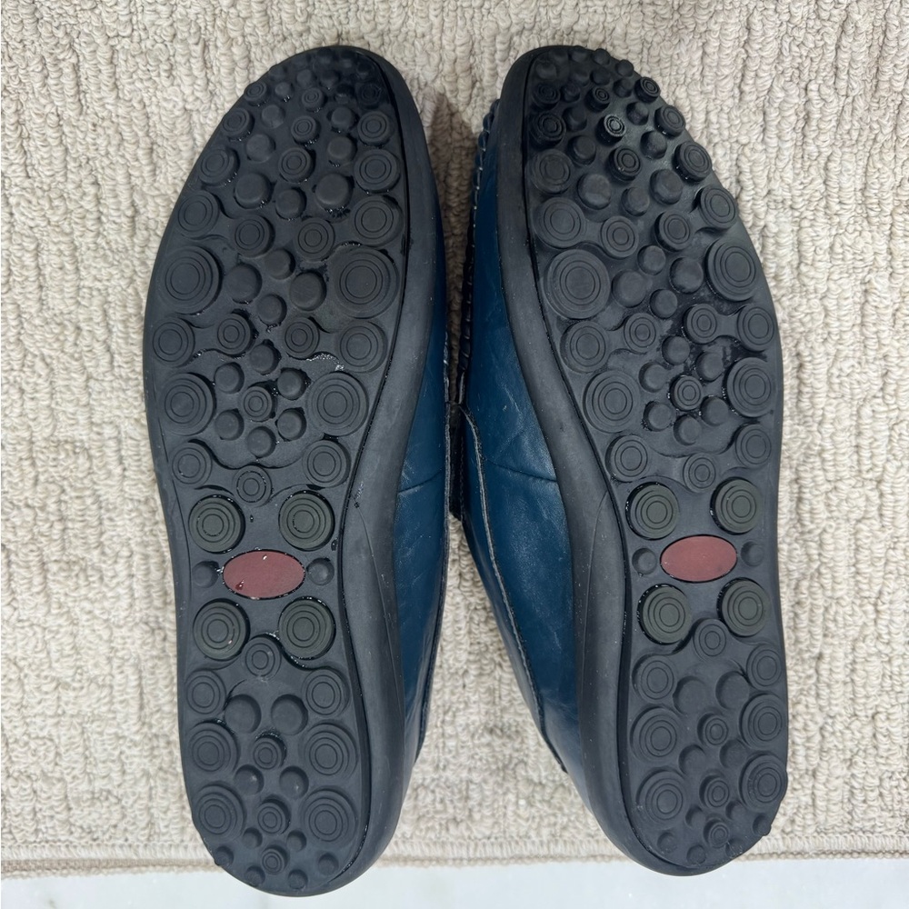 Men's Navy Slip-On Loafers - Picture 5 of 5